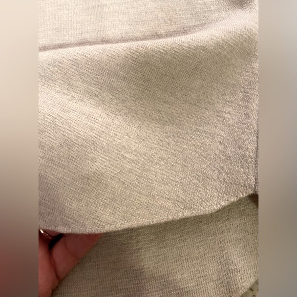 Shirt-Jacket “Shacket”, Sz L, light gray, smooth knit, Banana Republic - Picture 11 of 13